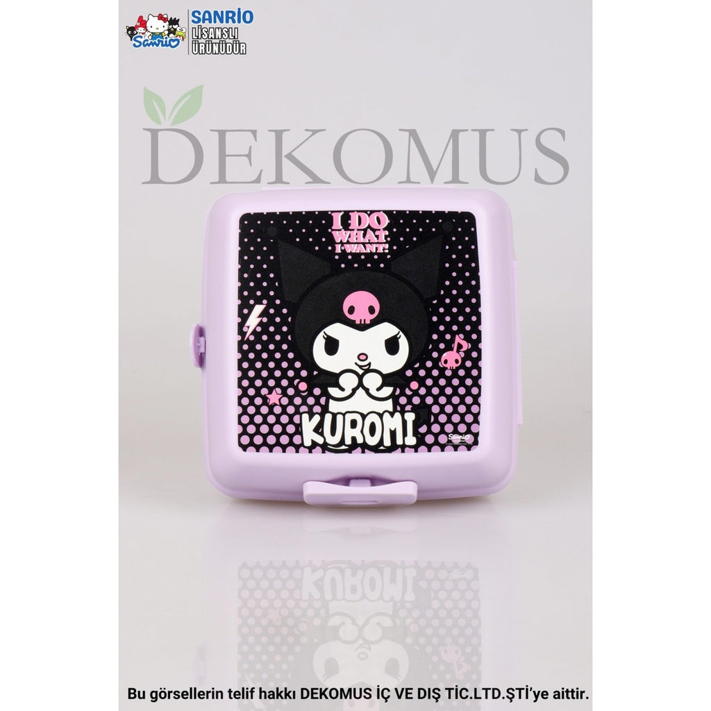 Dekomus Ile Yeni Sezon Lisanslı Kuromı 2 Katlı Beslenme Kabı / Lunch Box