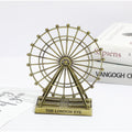 Dekoratif Metal The London Eye Biblo Dönme Dolap Biblo 15 cm