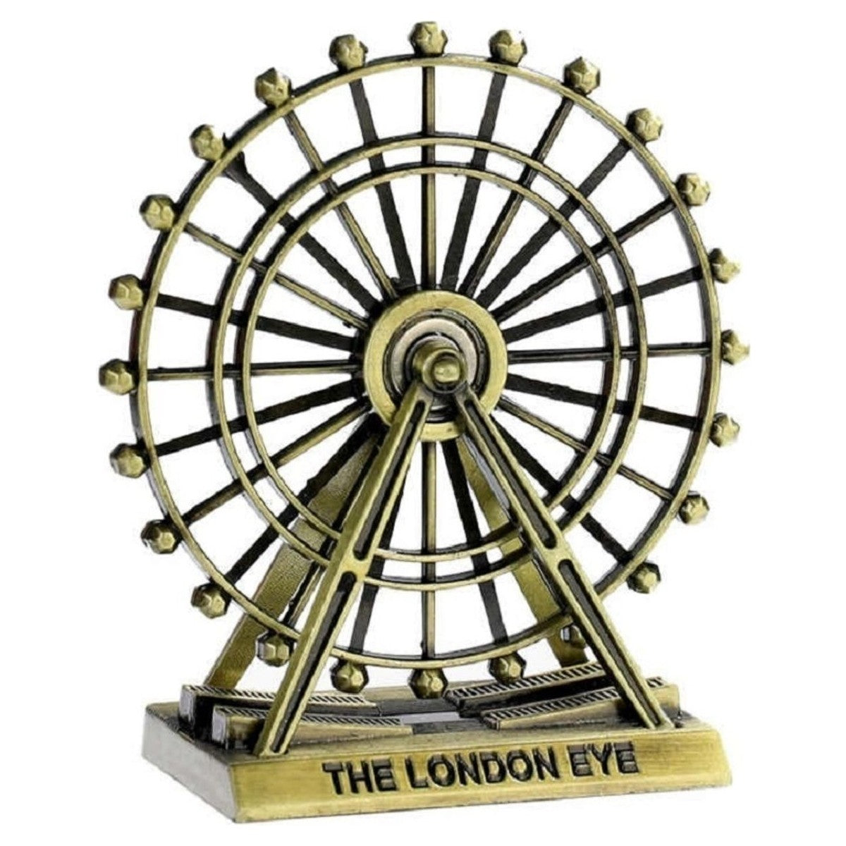 Dekoratif Metal The London Eye Biblo Dönme Dolap Biblo 15 cm