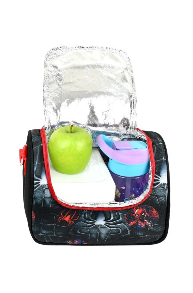 Deri Baskılı Spider Speedy Desenli Erkek Termal Beslenme Çantası