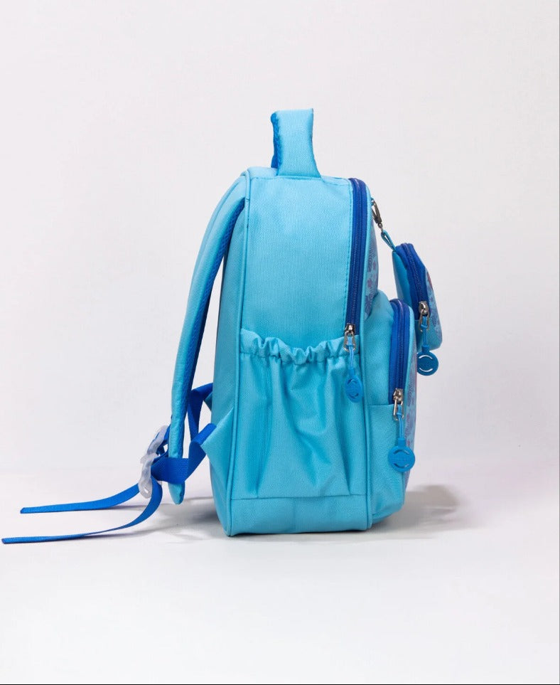Deri Baskılı Stitch Anaokulu Çantası