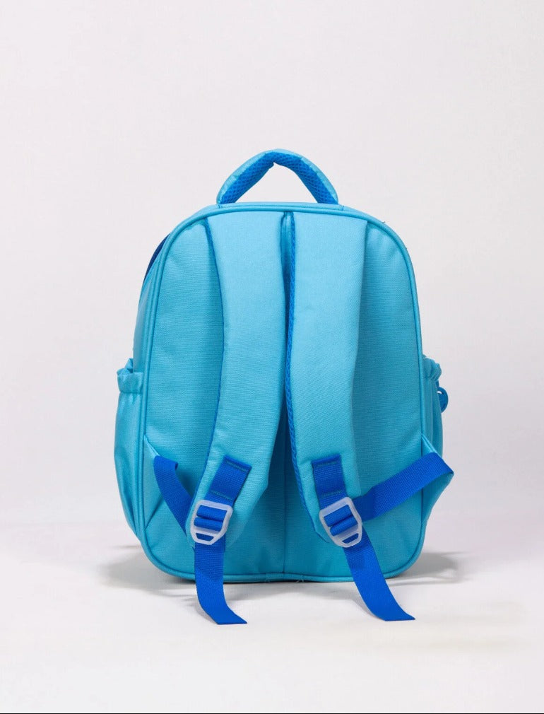 Deri Baskılı Stitch Anaokulu Çantası