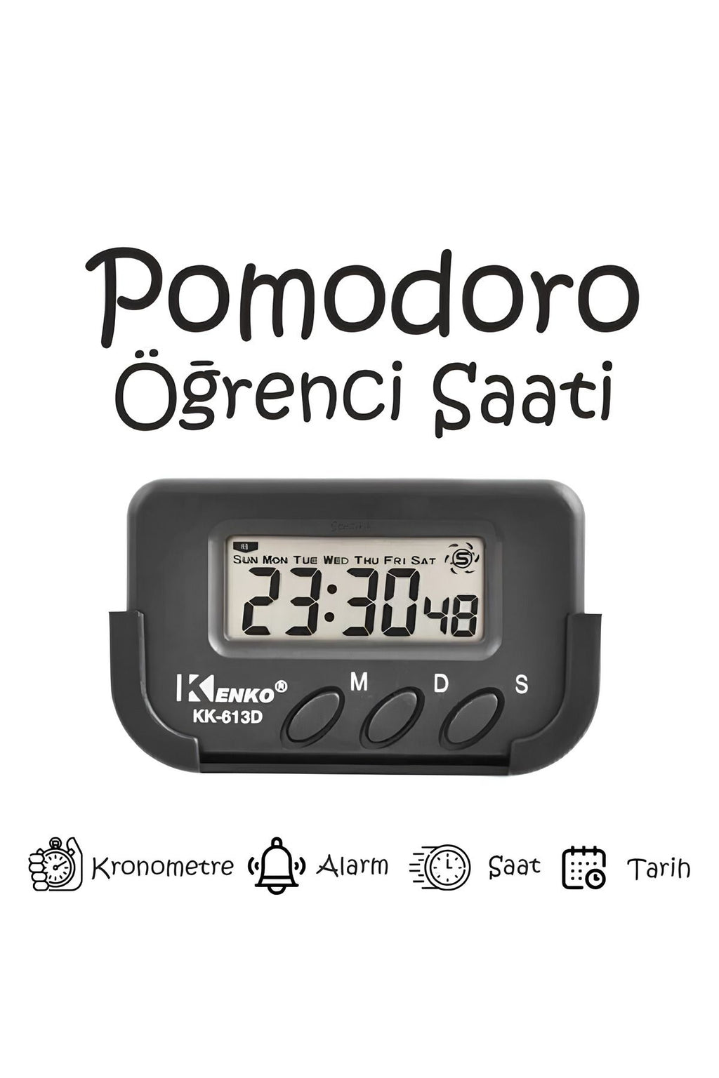 Dijital Masa Saati - Kronometreli Ders Çalışma Saati - Öğrenci Saati
