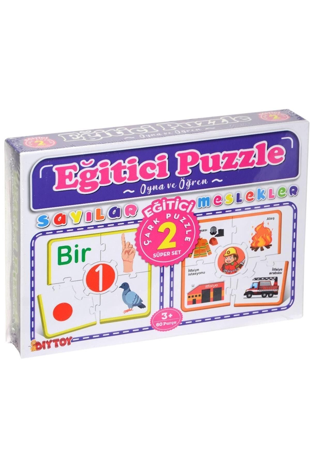 DIYTOY 7193 Çark Puzzle Sayılar