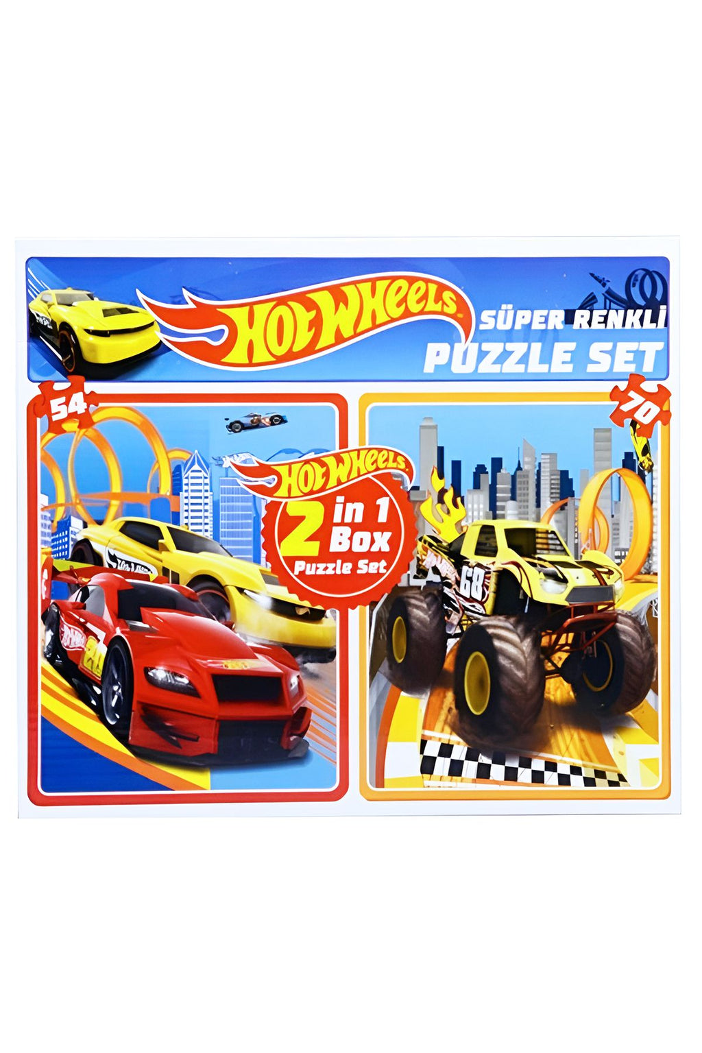 Diytoy Hot Wheels 2 in 1 Puzzle