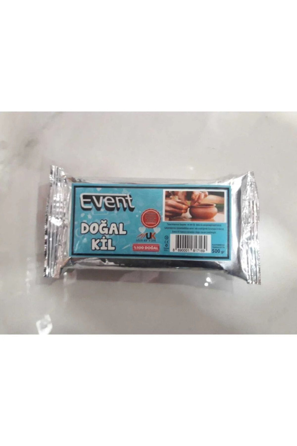 Doğal Kil Seramik Hamuru 500 gr Kolay Şekillenir, Havayla Kurur ,fırınlamaya Gerek Yoktur