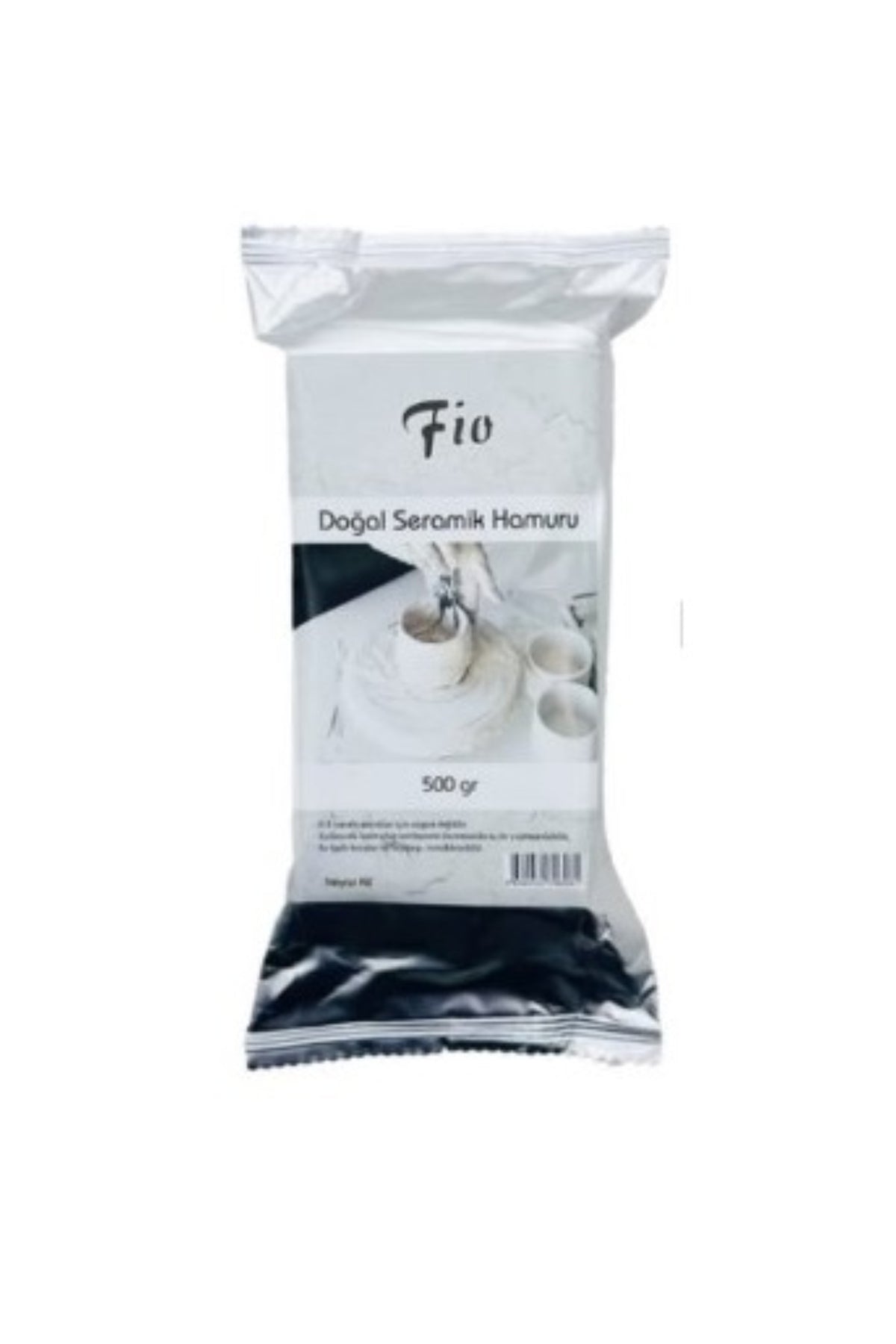 DOĞAL SERAMİK HAMURU 500 GR BEYAZ