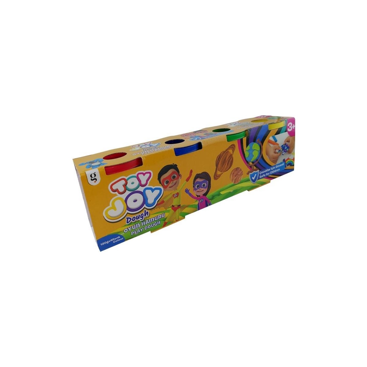 Dough Oyun Hamuru 4 Canlı Renk 480 gr
