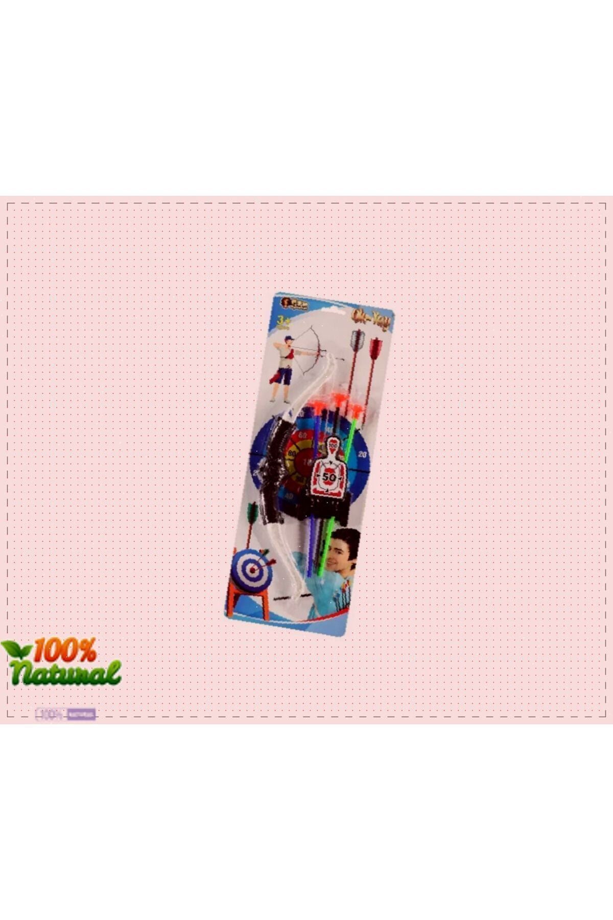 E3051 Kartela Ok Yay Set -can  Kız Erkek Cocuk Egitici Montessori Oyuncaklar Naturel