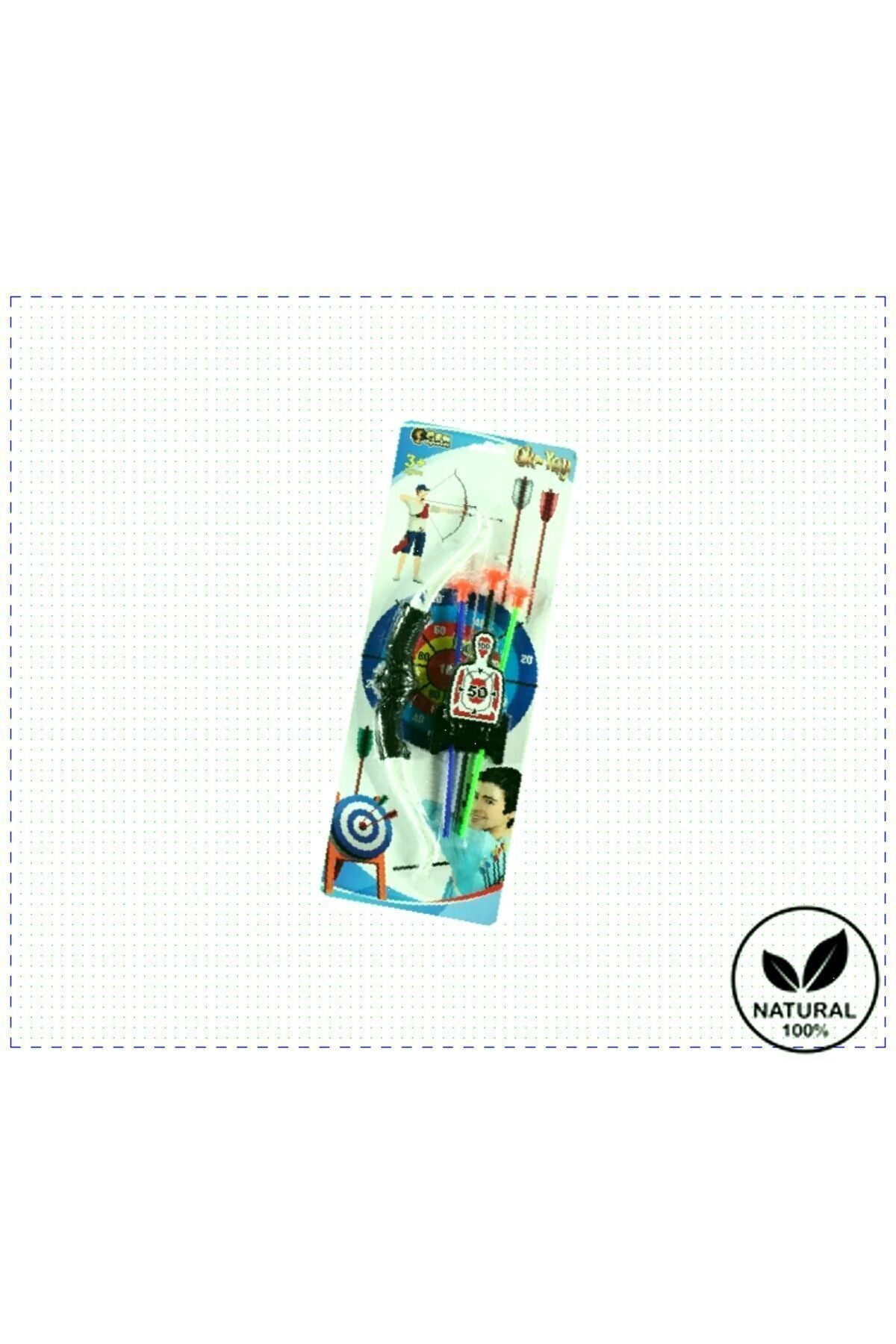 E3051 Kartela Ok Yay Set -can  Kız Erkek Cocuk Egitici Montessori Oyuncaklar Naturel