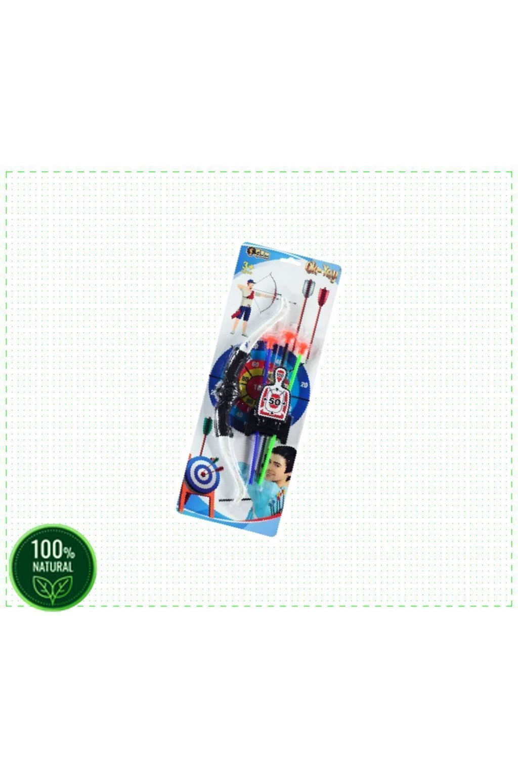 E3051 Kartela Ok Yay Set -can  Kız Erkek Cocuk Egitici Montessori Oyuncaklar Naturel
