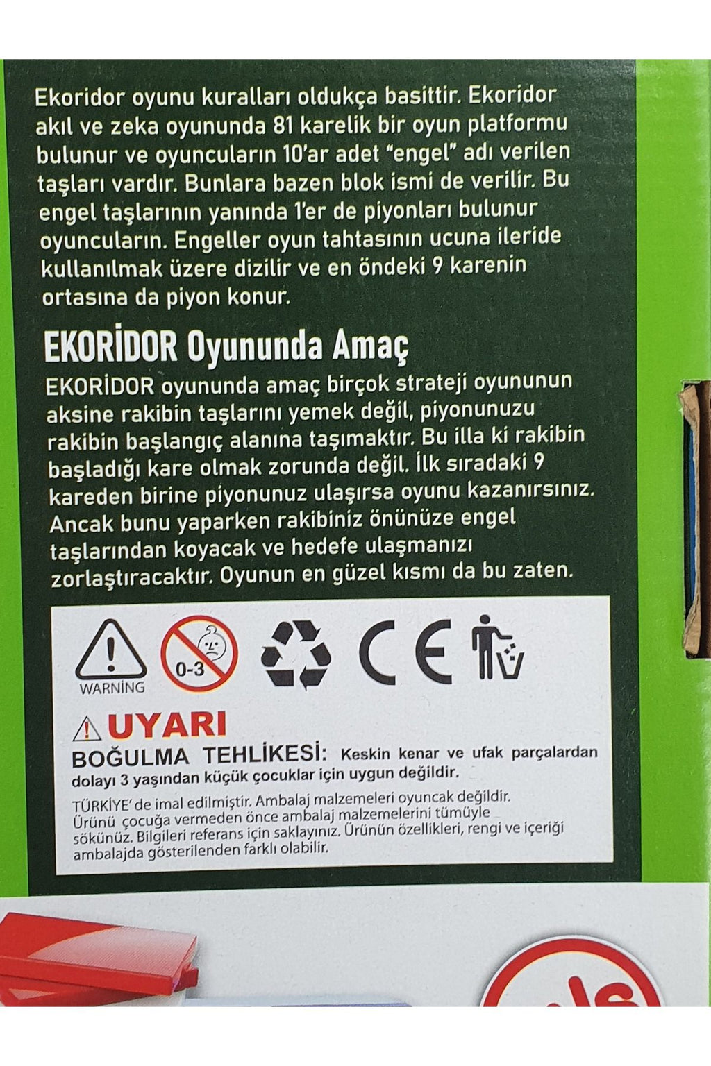 Ekoridor Strateji Oyunu