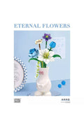 Eternal Flowers Çiçek Yapım Seti – Mavi Gül, Mor Çiçek, Papatya ve Müge (488 Parça)