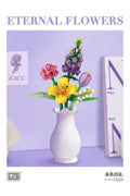 Eternal Flowers Yapım Seti – Lale, Leylak ve Zinya Buketi  Parçalı Yapım Seti(608 Parça) LZ4604