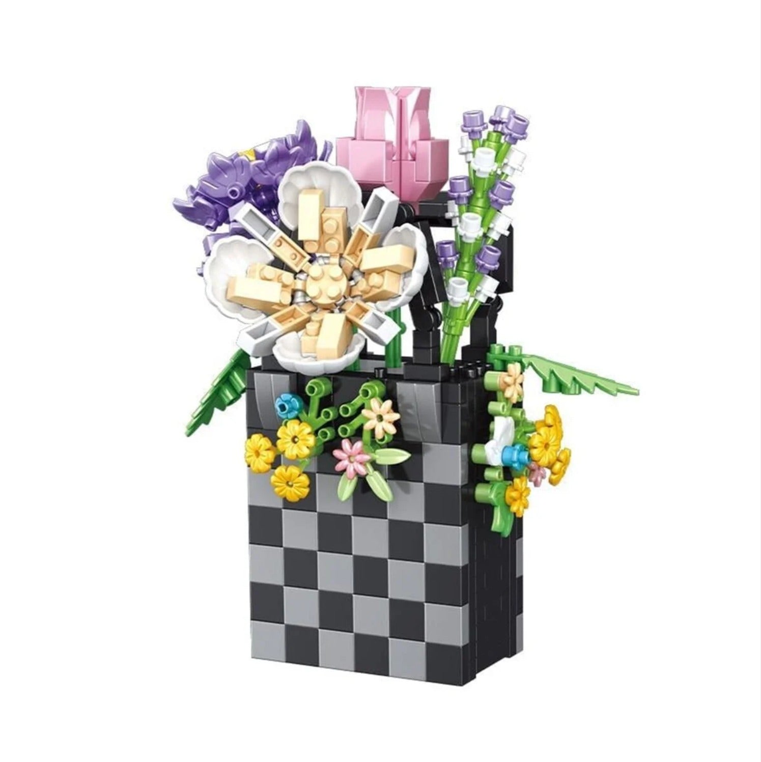 Butik Buket Serisi: P1073 | 556 Parça | 6+ Yaş | 11CM Çiçek Maketi