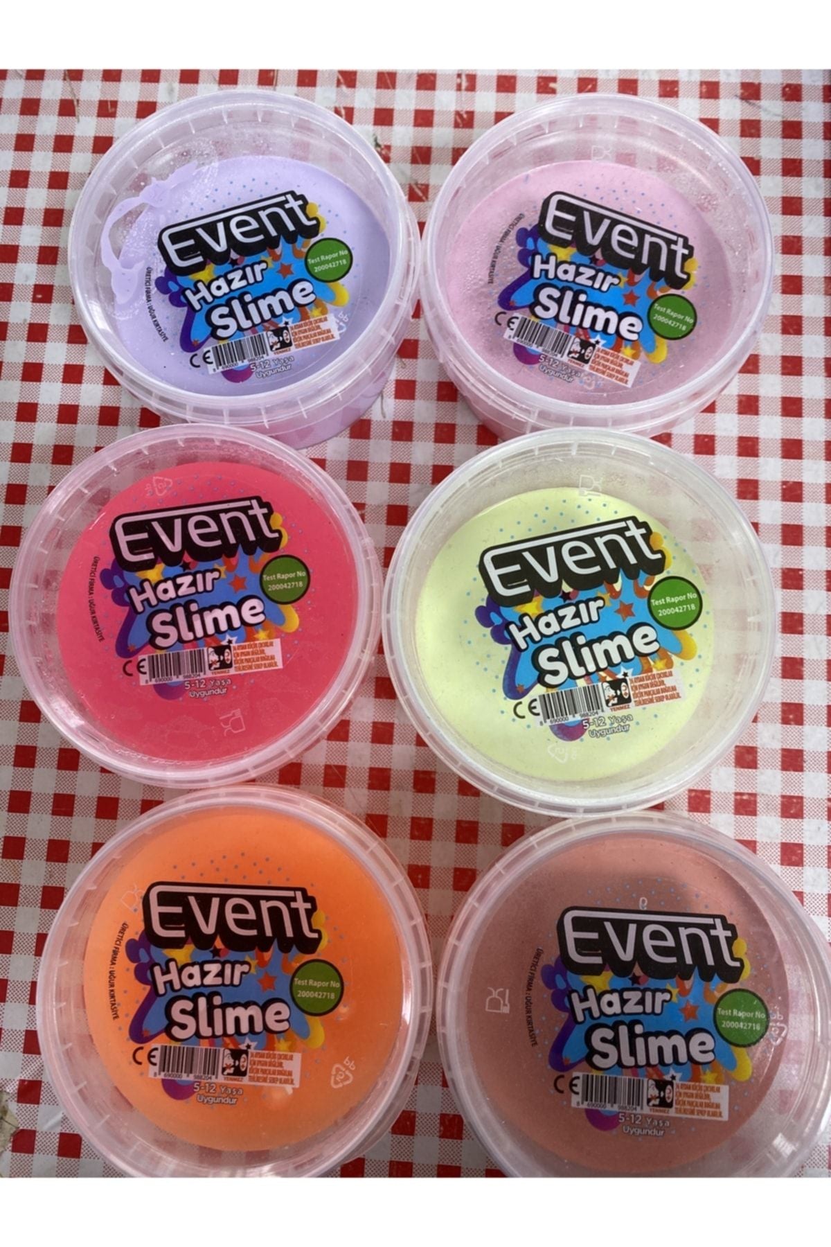 Event Hazır Slaym 170 Gram 6'lı Set
