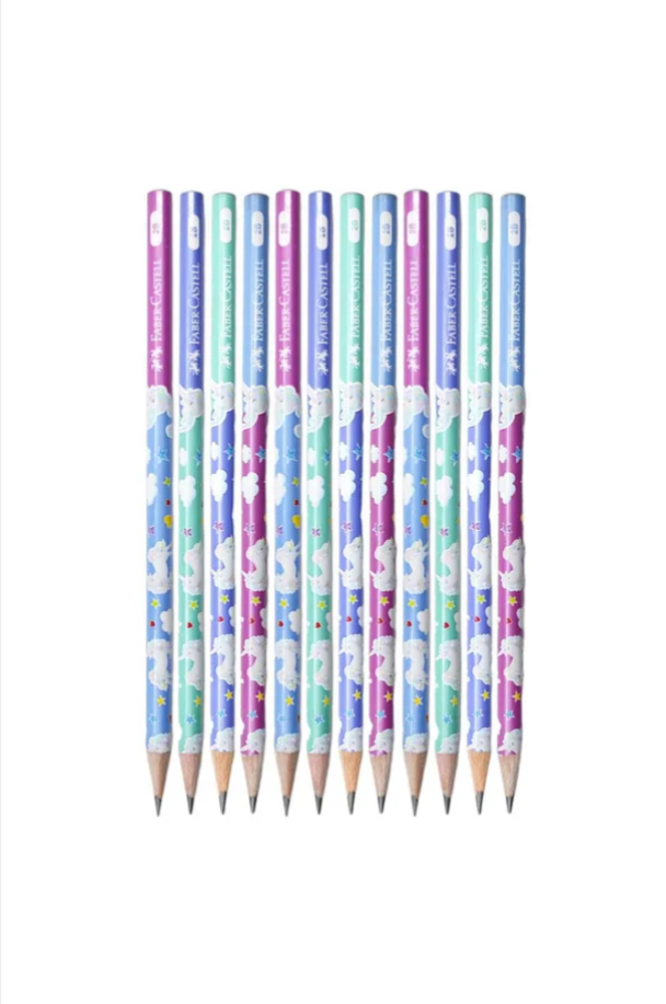 Faber-Castell Unicorn 2B Yuvarlak Kurşun Kalem