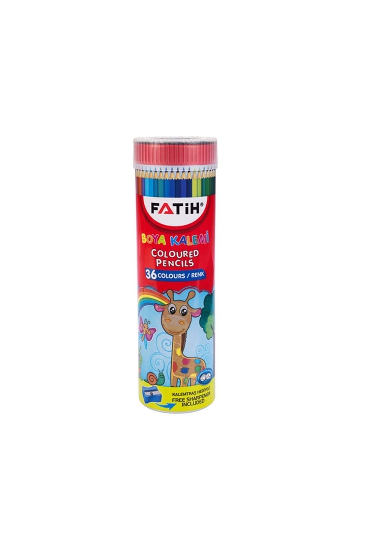 Fatih 36 Renk Kuru Boya Teneke Kutu