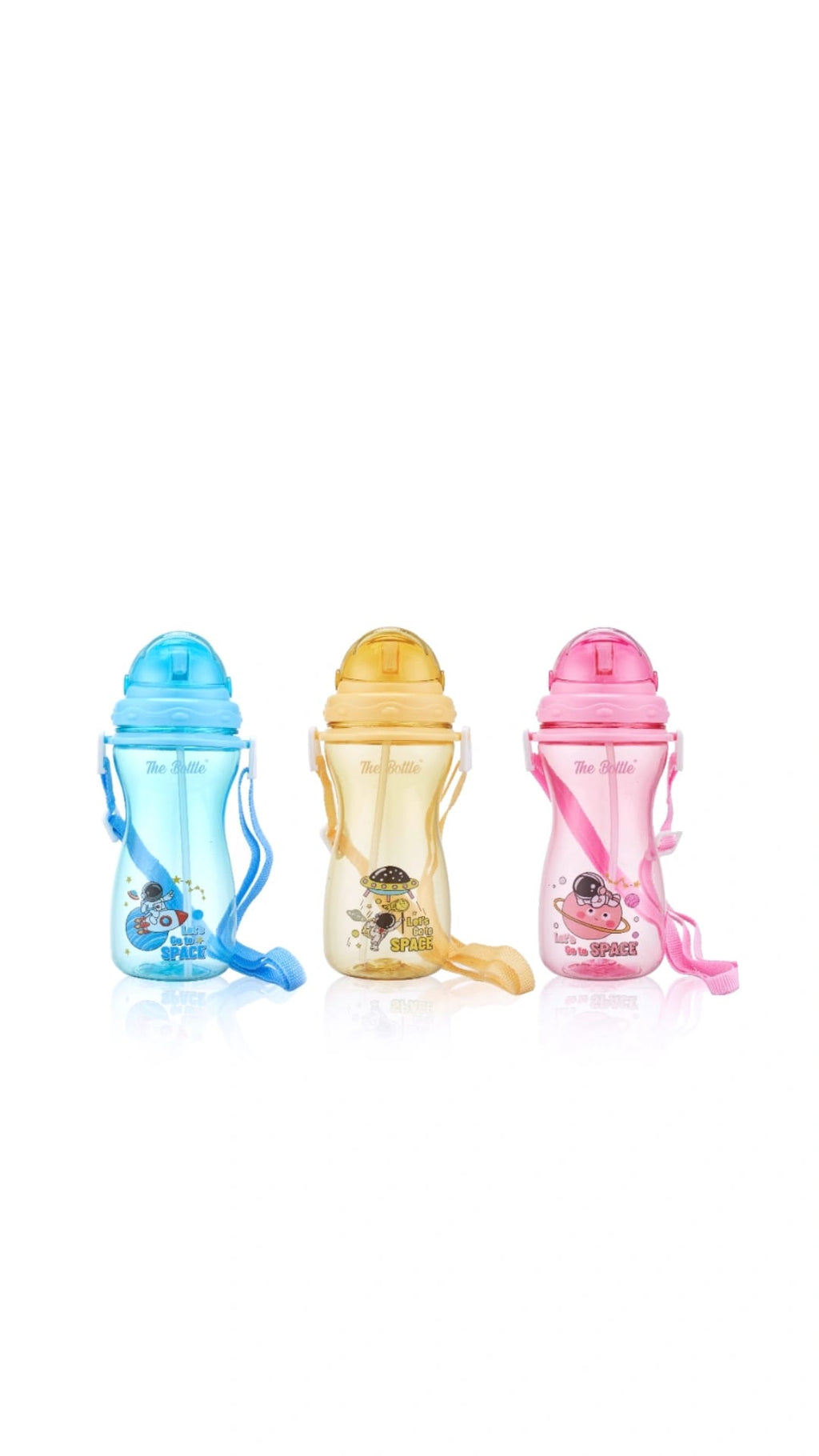Figürlü Çocuk Matara Pipetli 500 Ml
