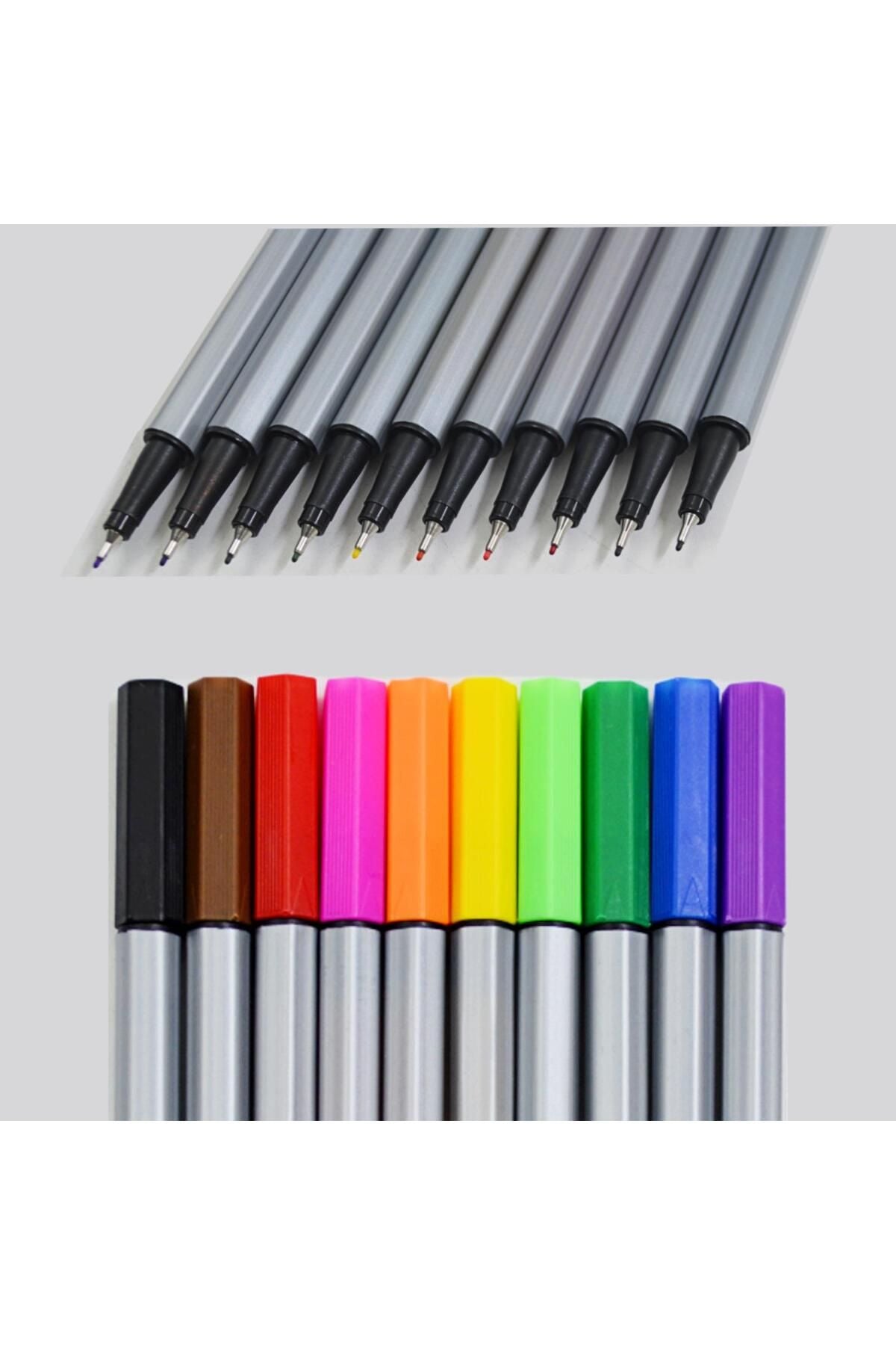 Fineliner Kalem 10 Renk