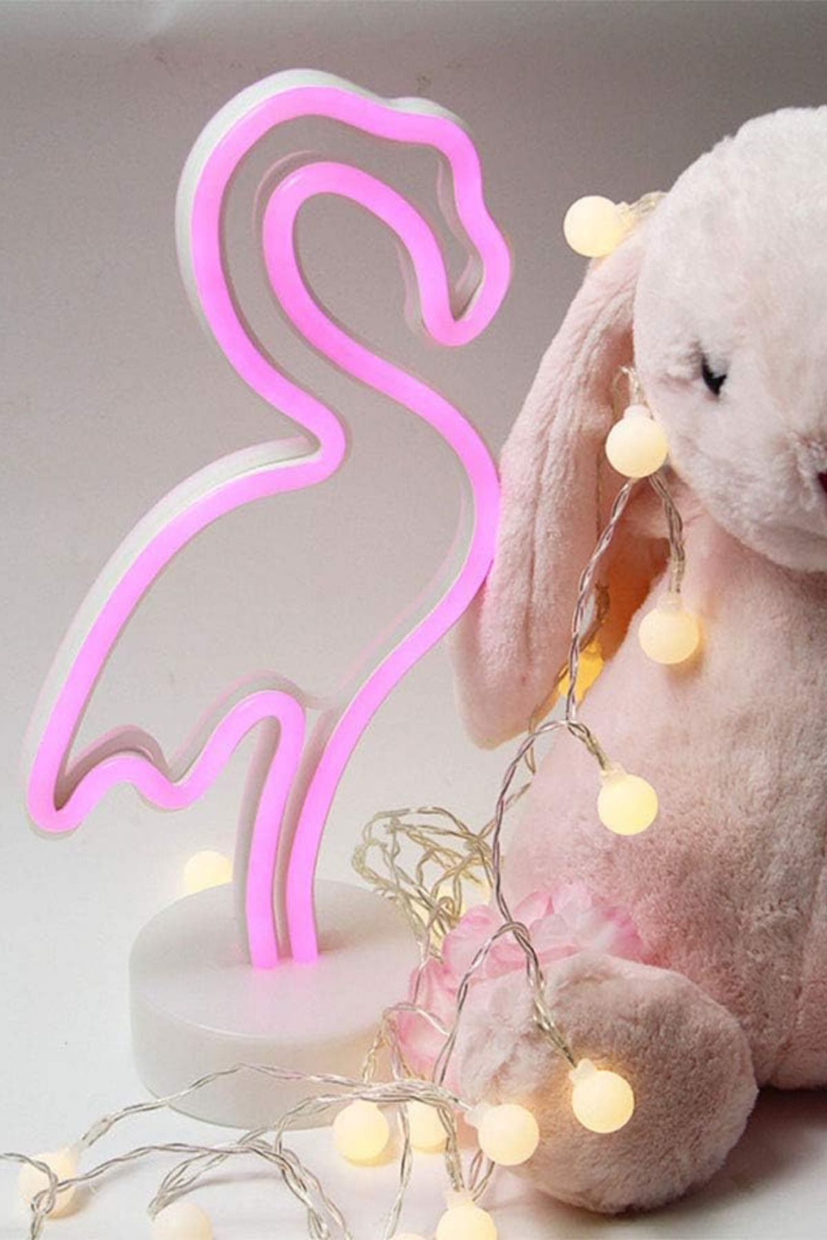Flamingo Neon Led Işıklı Masa Ve Gece Lambası Dekoratif Aydınlatma