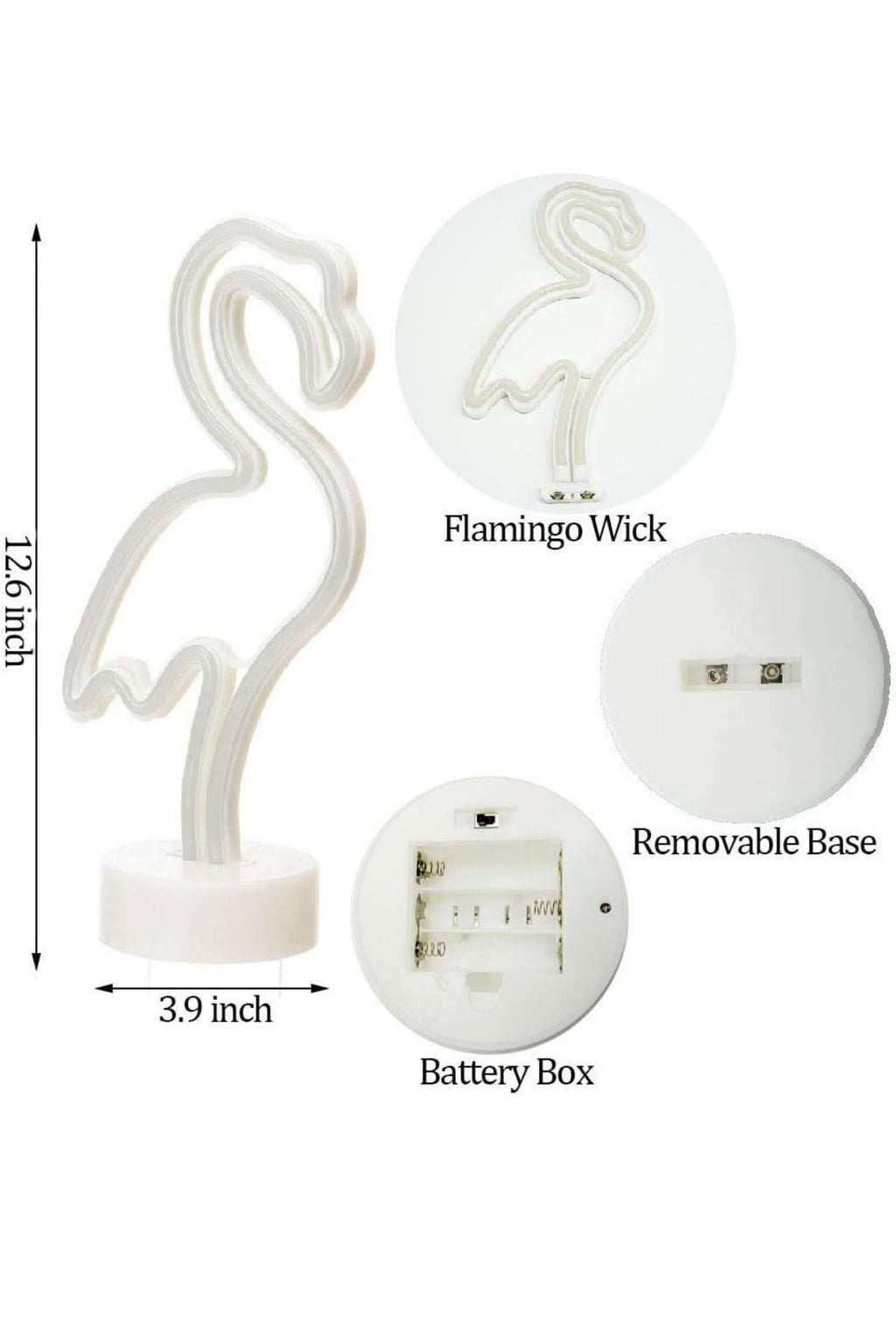 Flamingo Neon Led Işıklı Masa Ve Gece Lambası Dekoratif Aydınlatma