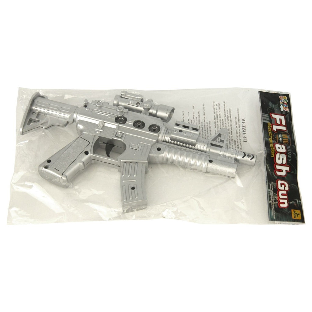 Flash Gun Işıklı Sesli Poşetli Tüfek