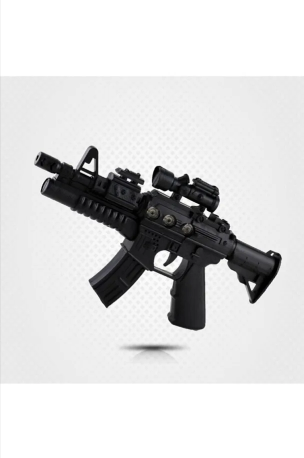 Flash Gun Işıklı Sesli Poşetli Tüfek