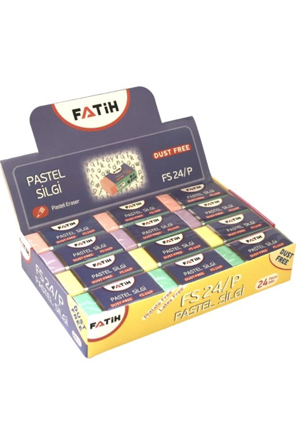 Fs24/p Pastel Silgi - 24'lü Paket