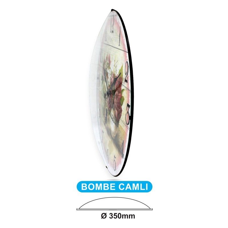 Galaxy Bombeli Duvar Saatleri 34CM