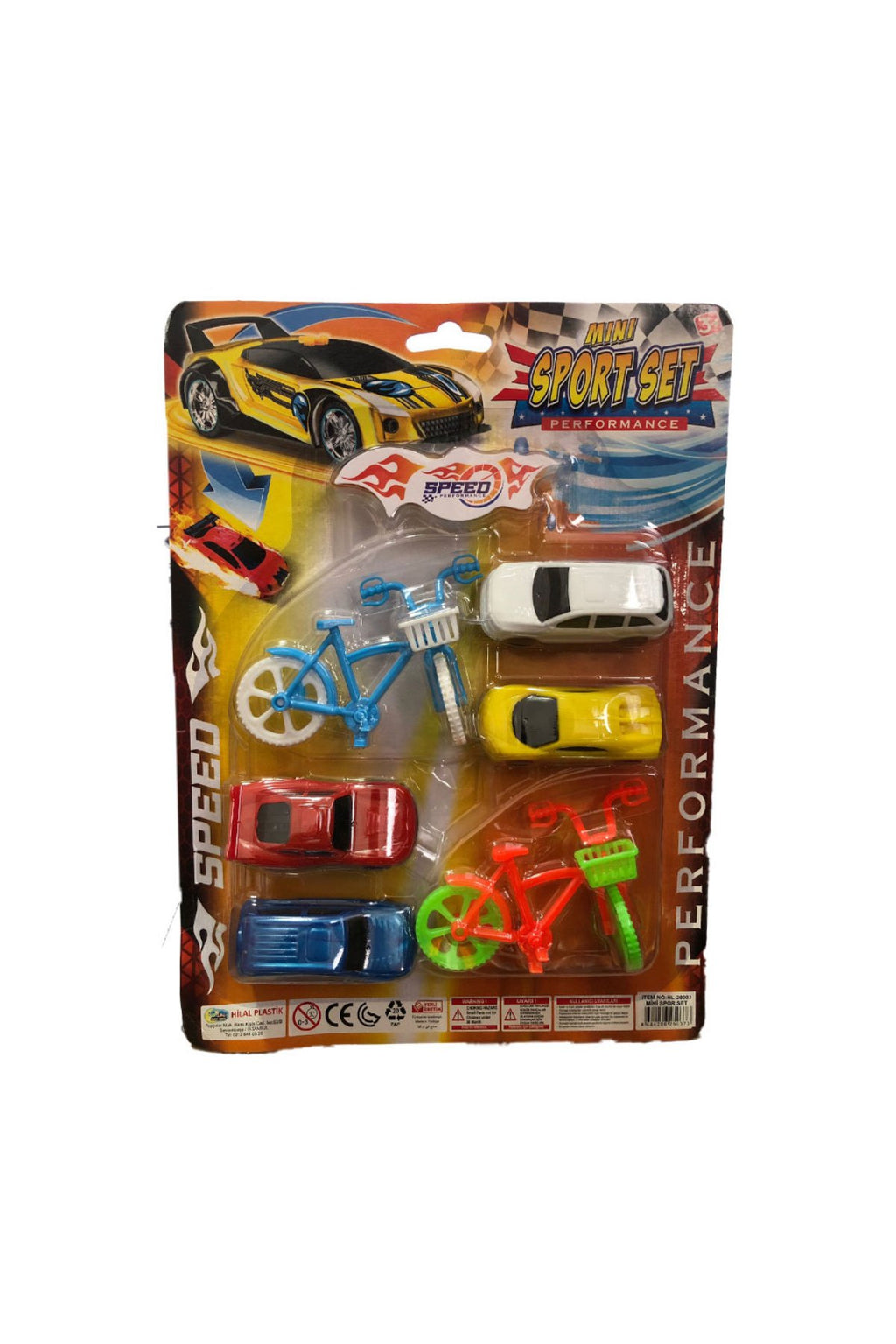 Mini Bisklet ve Arabalı Spor Seti