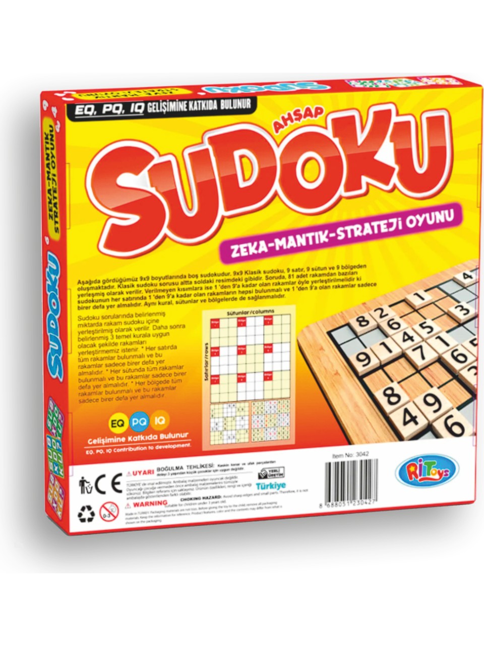 Ahşap Sudoku Oyunu