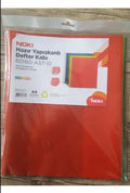 Hazır Yapışkanlı Kitap Kabı 10 Lu Renkli 60160-ast-10 (1 Paket 10 Adet)