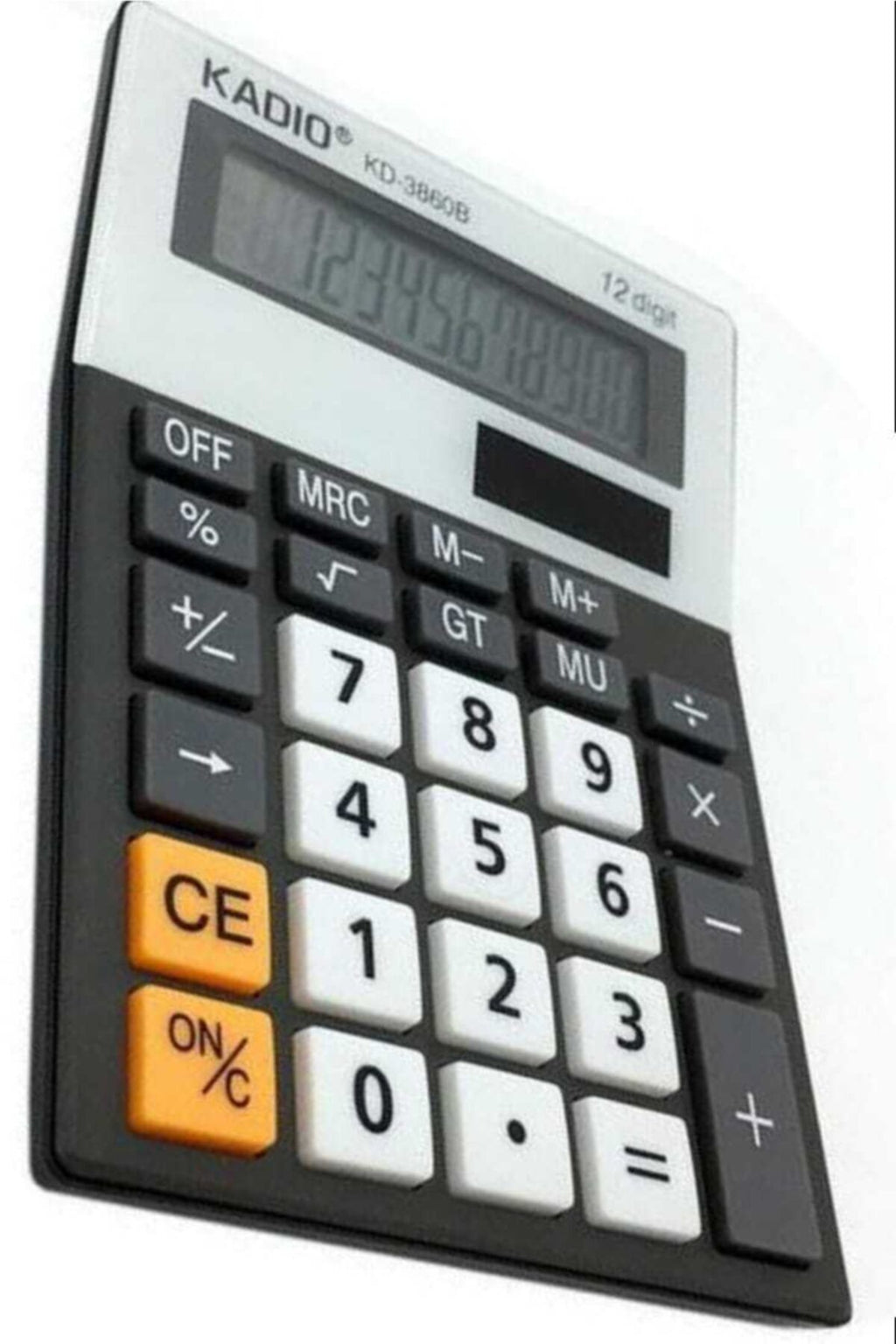 Hesap Makinesi Kd 3860b 12 Hane Masaüstü Güneş Enerji Pil Özelliği