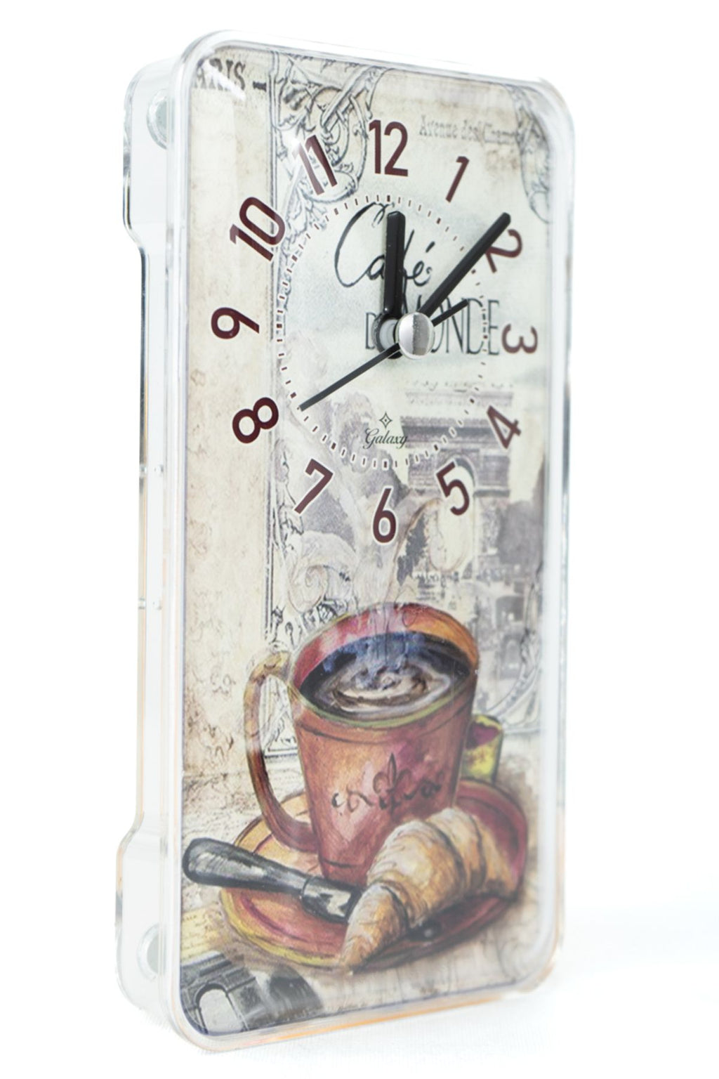Home Magnet Saat Mıknatıslı 10*18 cm Alaçatı Bisiklet Temalı Buzdolabı Masa ve Duvar Saati