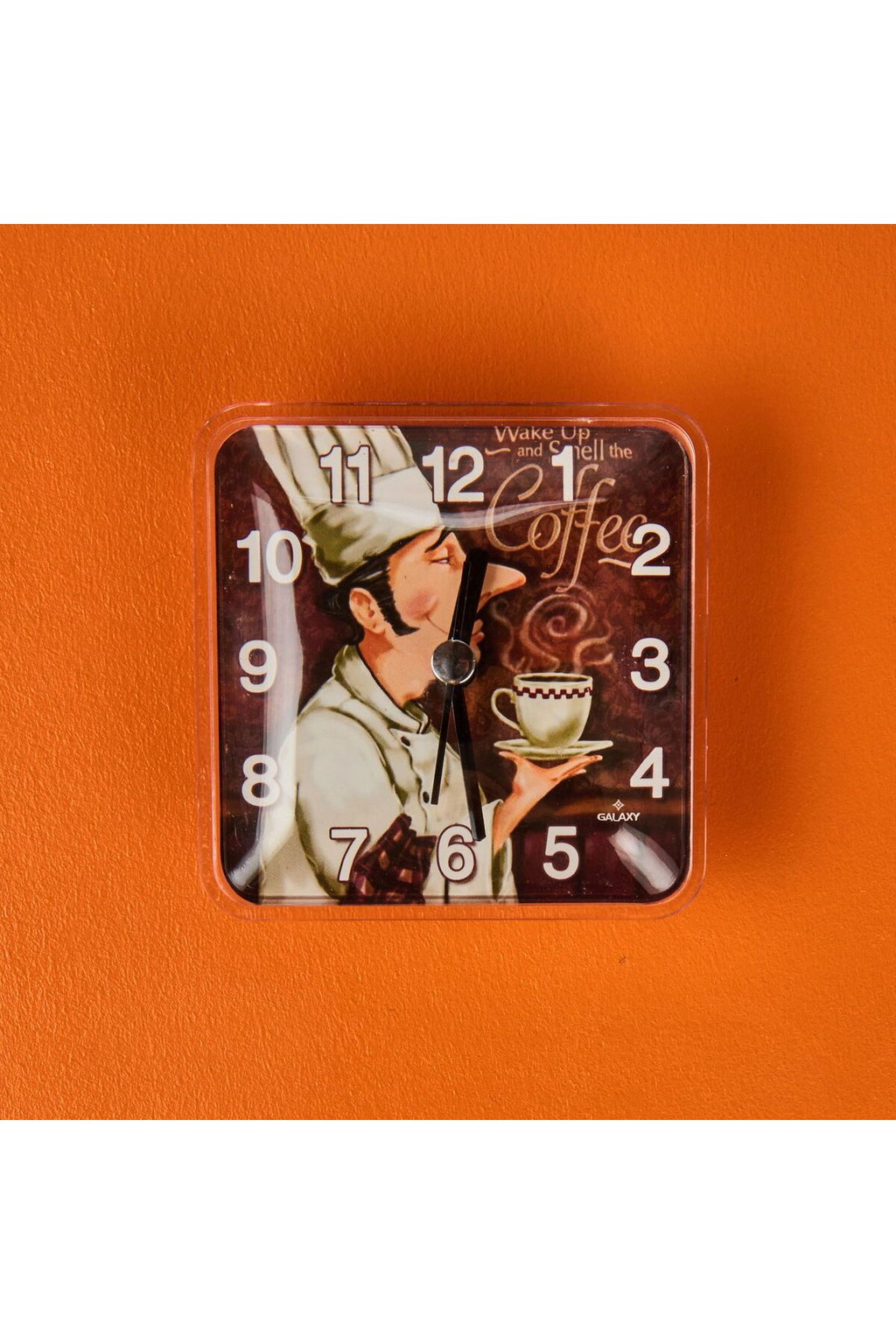 Kare Mıknatıslı Buzdolabı Saati - - 10 cm