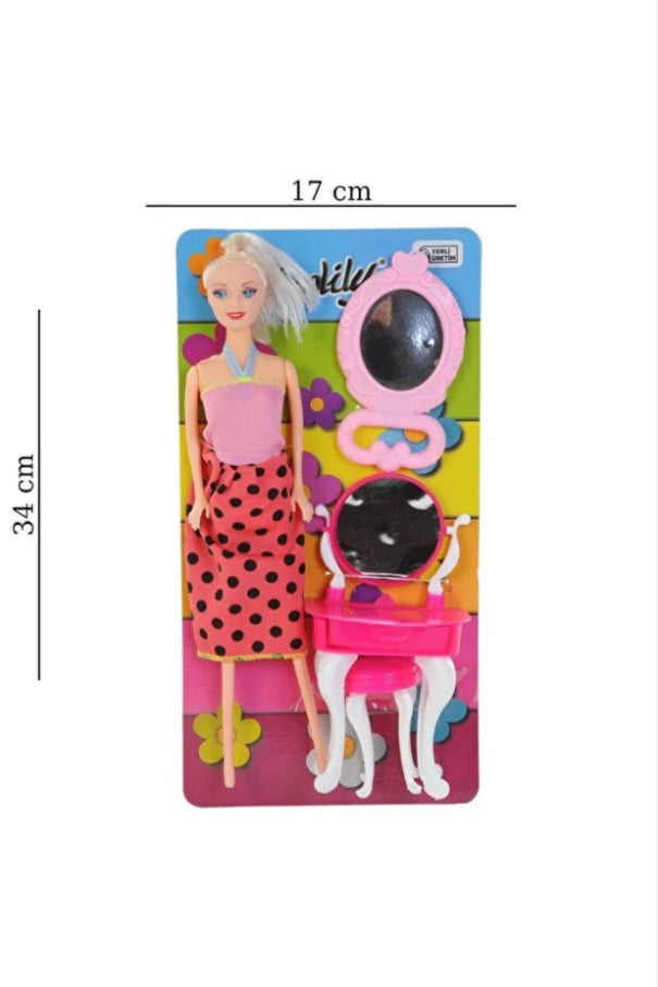 Karlar Ülkesi Fashion Style Makyaj Masalı Model Bebek 28CM