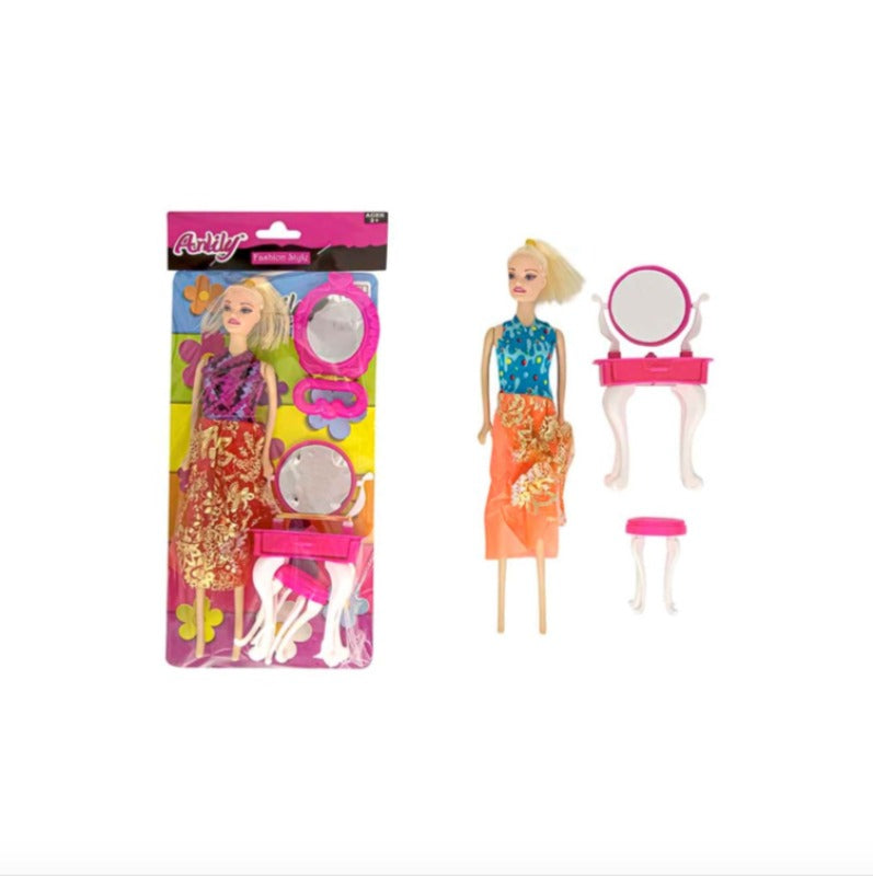 Karlar Ülkesi Fashion Style Makyaj Masalı Model Bebek 28CM