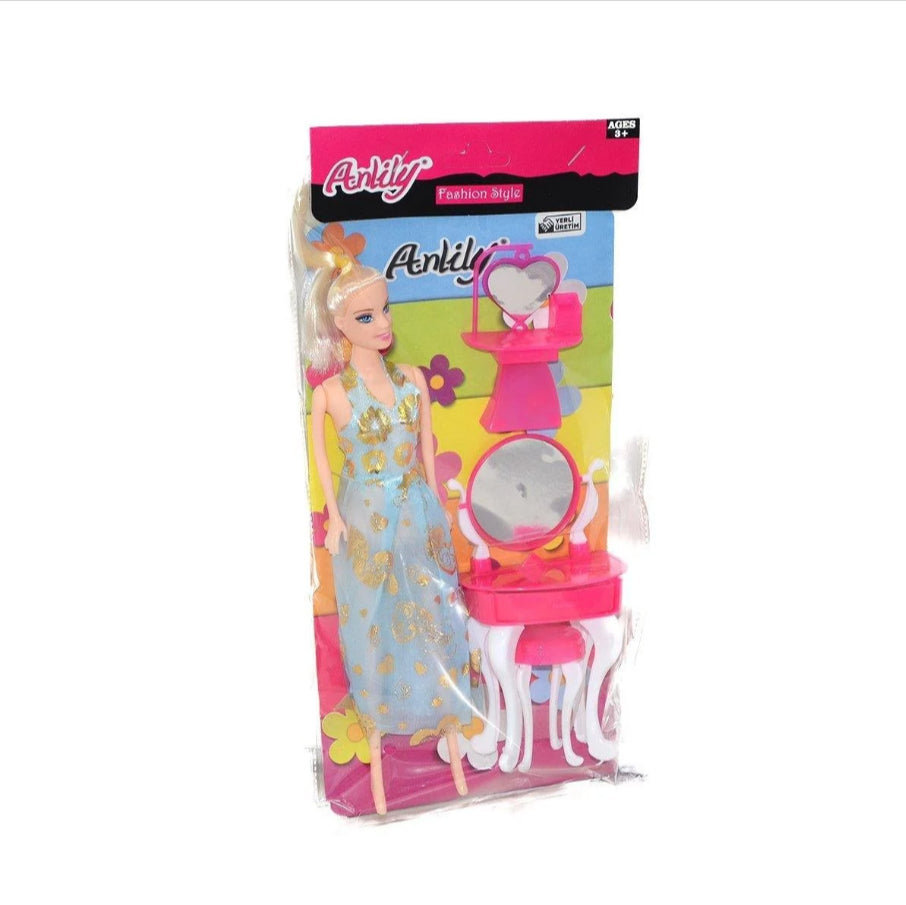 Karlar Ülkesi Fashion Style Makyaj Masalı Model Bebek 28CM