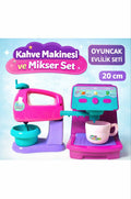 Oyuncak Kahve Makinesi Ve Mikser Seti Oyuncak Evcilik Seti