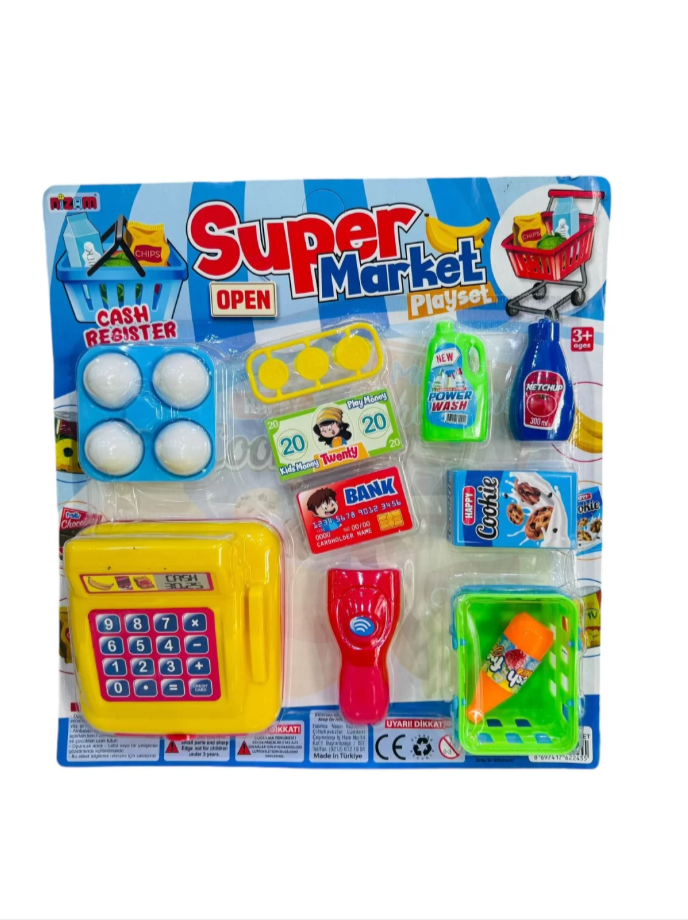 Kartelada Supermarket Oyun Seti 15 Parça