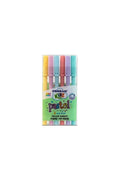 Keçeli Kalem 6 Renk Pastel Kesik Uç 99096