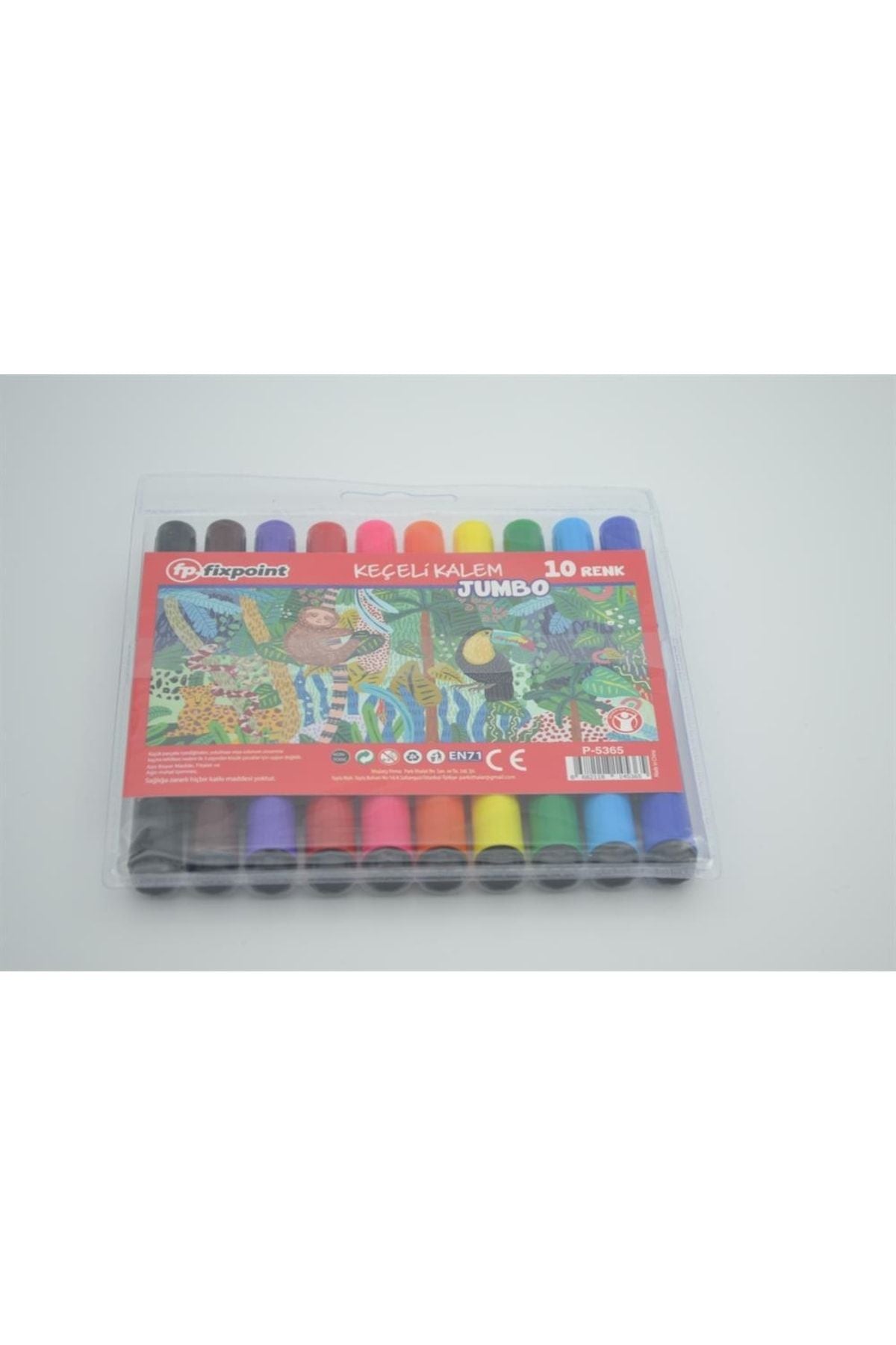 Keçeli Kalem Jumbo 10 Renk