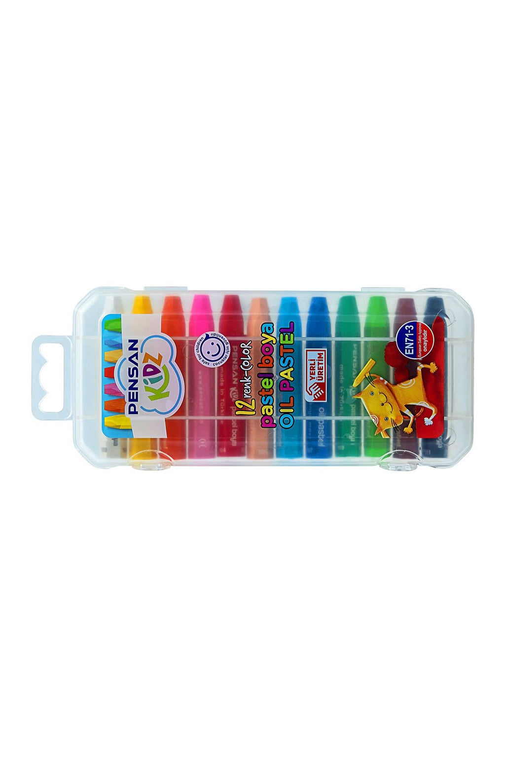 Kidz 12 Renk Pastel Boya
