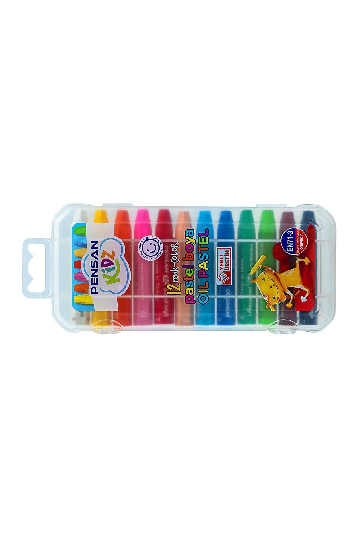 Kidz 12 Renk Pastel Boya