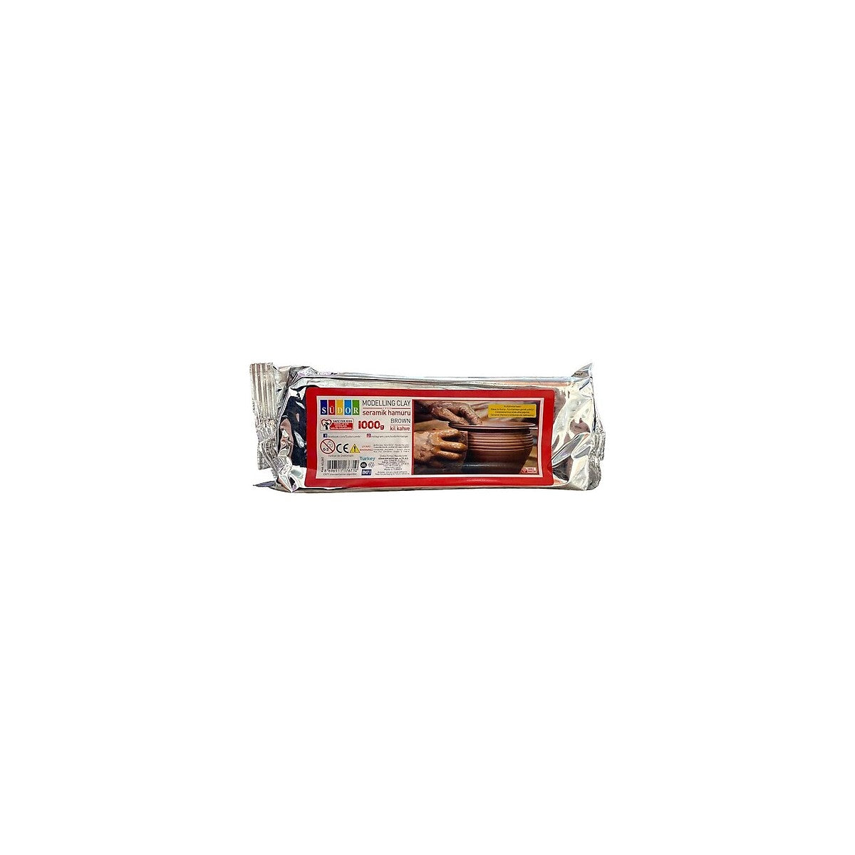 KİL264 Seramik Hamuru Kahve 1000GR