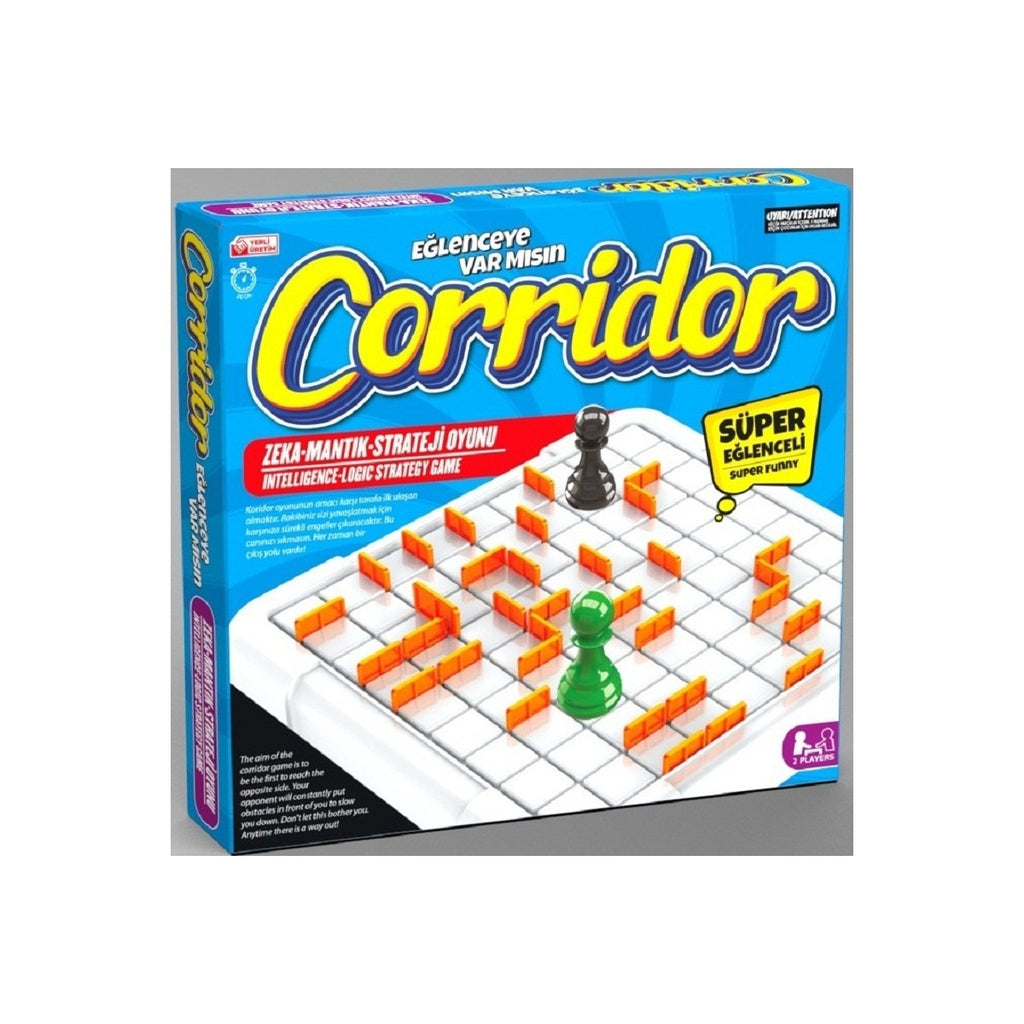 Koridor Engel Barikat Labirent Zeka ve Akıl Strateji Oyunu