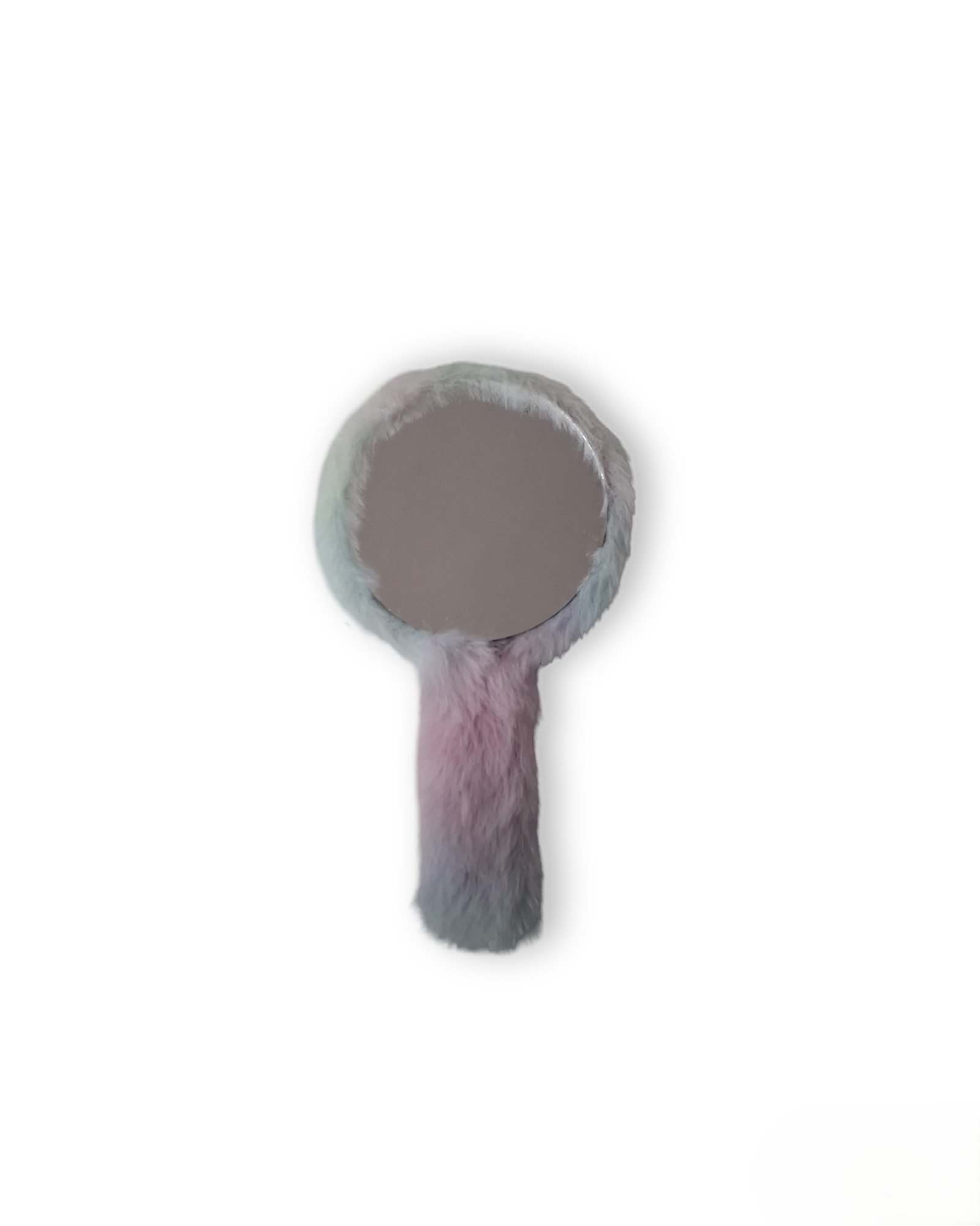 Küçük El Peluş Makyaj Aynası