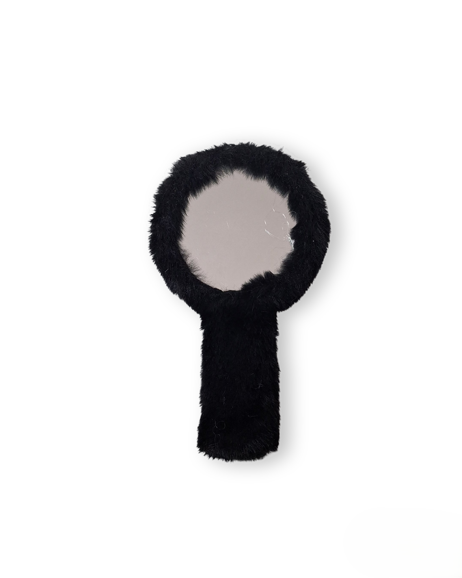 Küçük El Peluş Makyaj Aynası