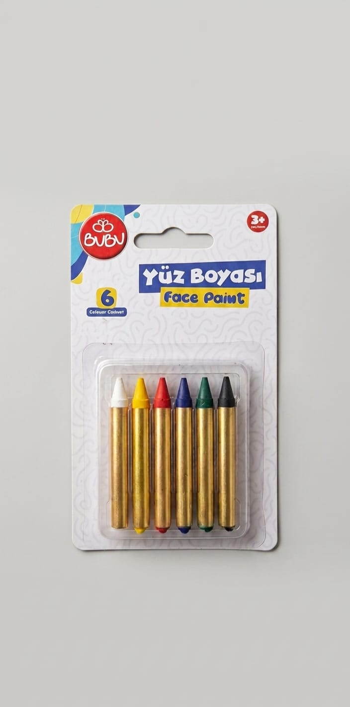 YÜZ BOYASI 6 RENK